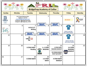 ✨April Activity Calendar ✨